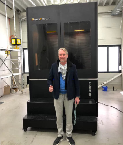 SLA 3D Printer German Customer